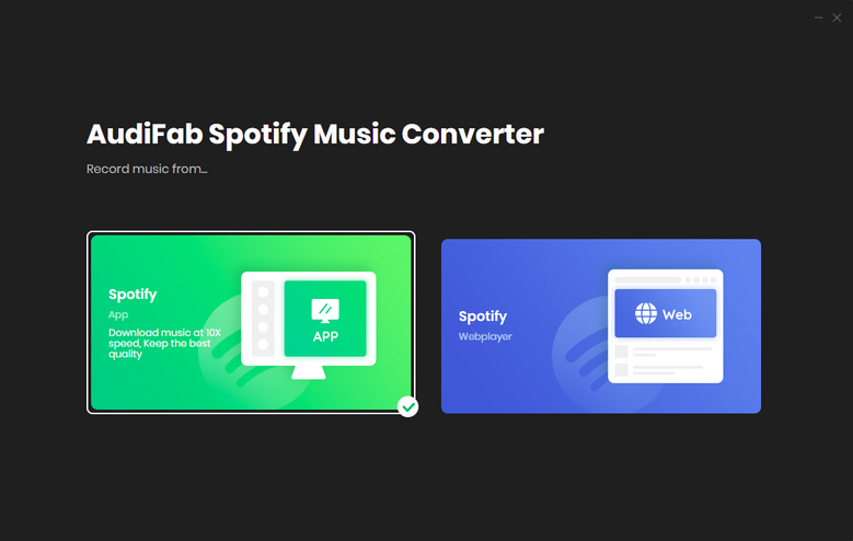 screenshot of AudiFab Spotify Music Converter